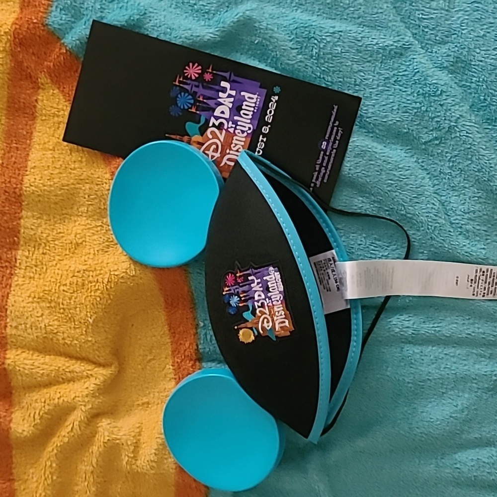 D23 Day at Disneyland Mouse Ears and Guide Map